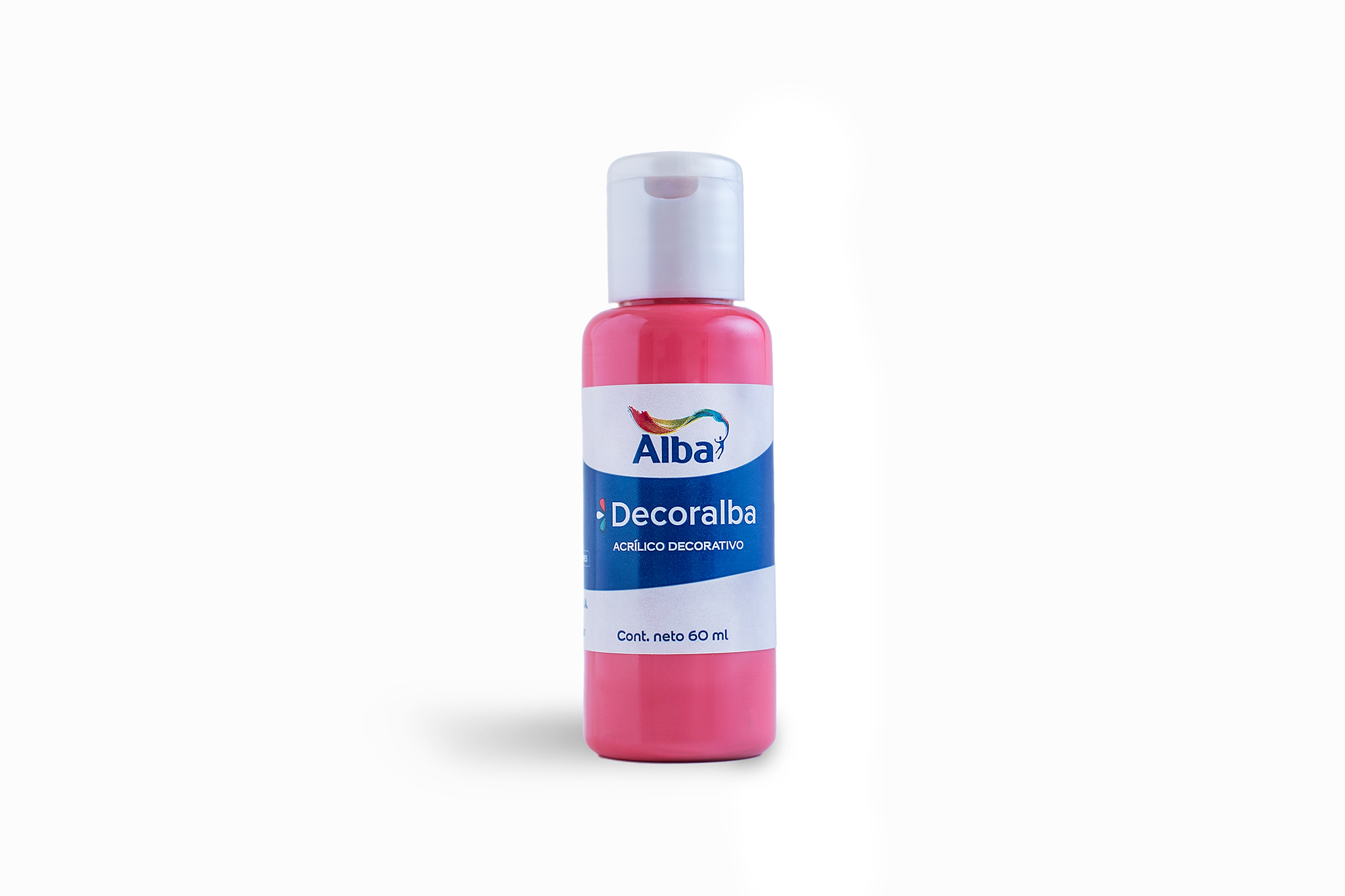 Acrilico decorativo alba 60cc coral 488 - 60ML - Alba Artística